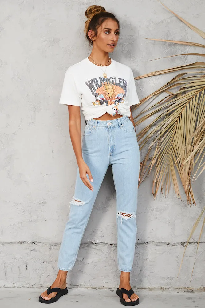 ABRAND A94 High Slim Jeans Daisy Blue