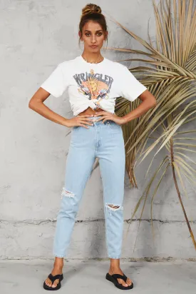 ABRAND A94 High Slim Jeans Daisy Blue