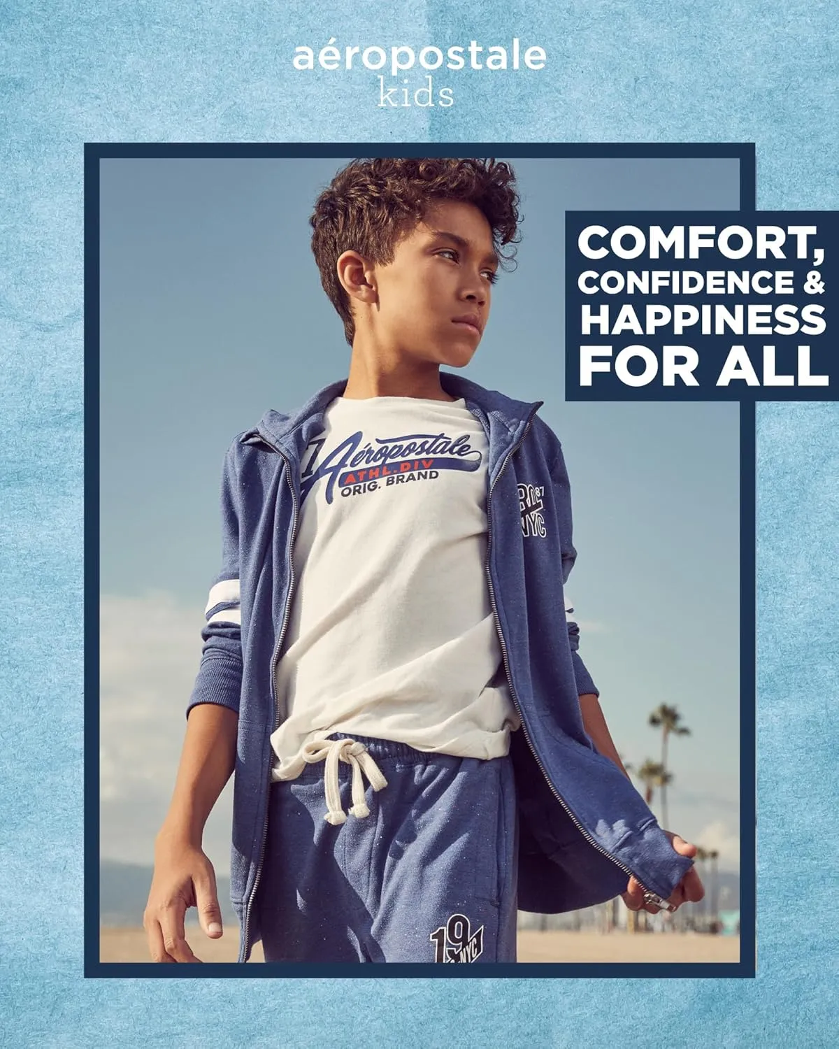 AEROPOSTALE Boys' Long Sleeve Henley Shirt - Cotton Ribbed Henley Long Sleeve Shirt - Thermal Henley Top for Boys (8-16)