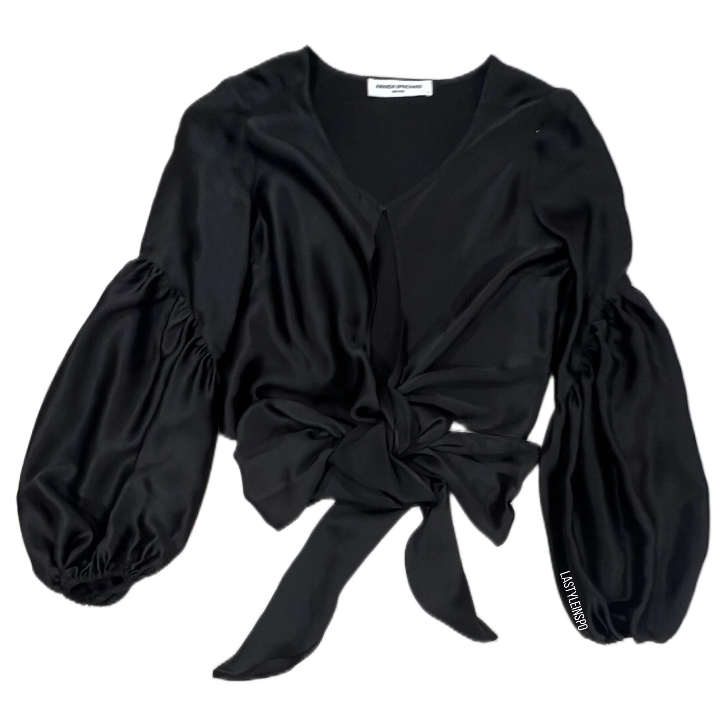 Amanda Uprichard 100% Silk Blouse in Black Size XS