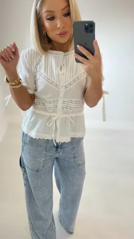 ANAISE LACE BLOUSE