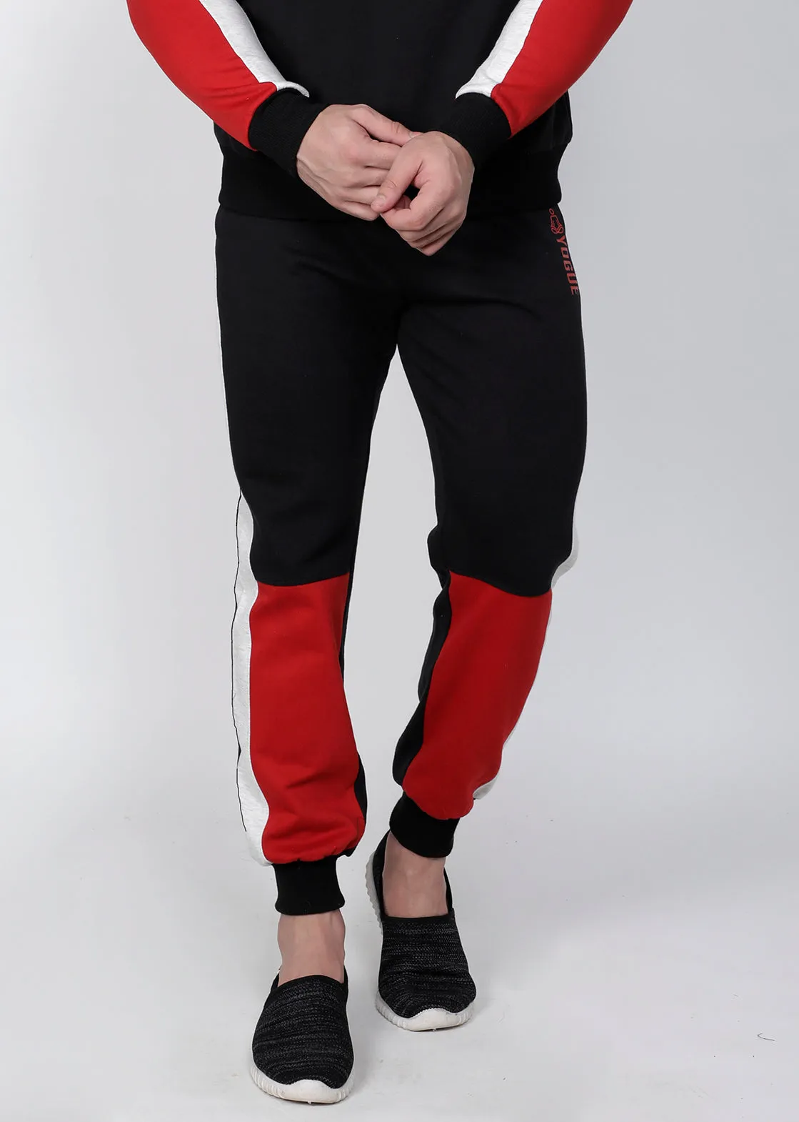 Black & Red Thermal Joggers