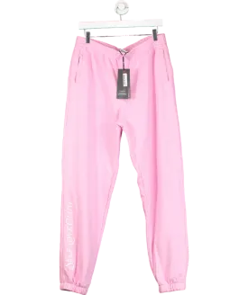 Bo Tee Oversized Joggers In Bubblegum Pink UK L