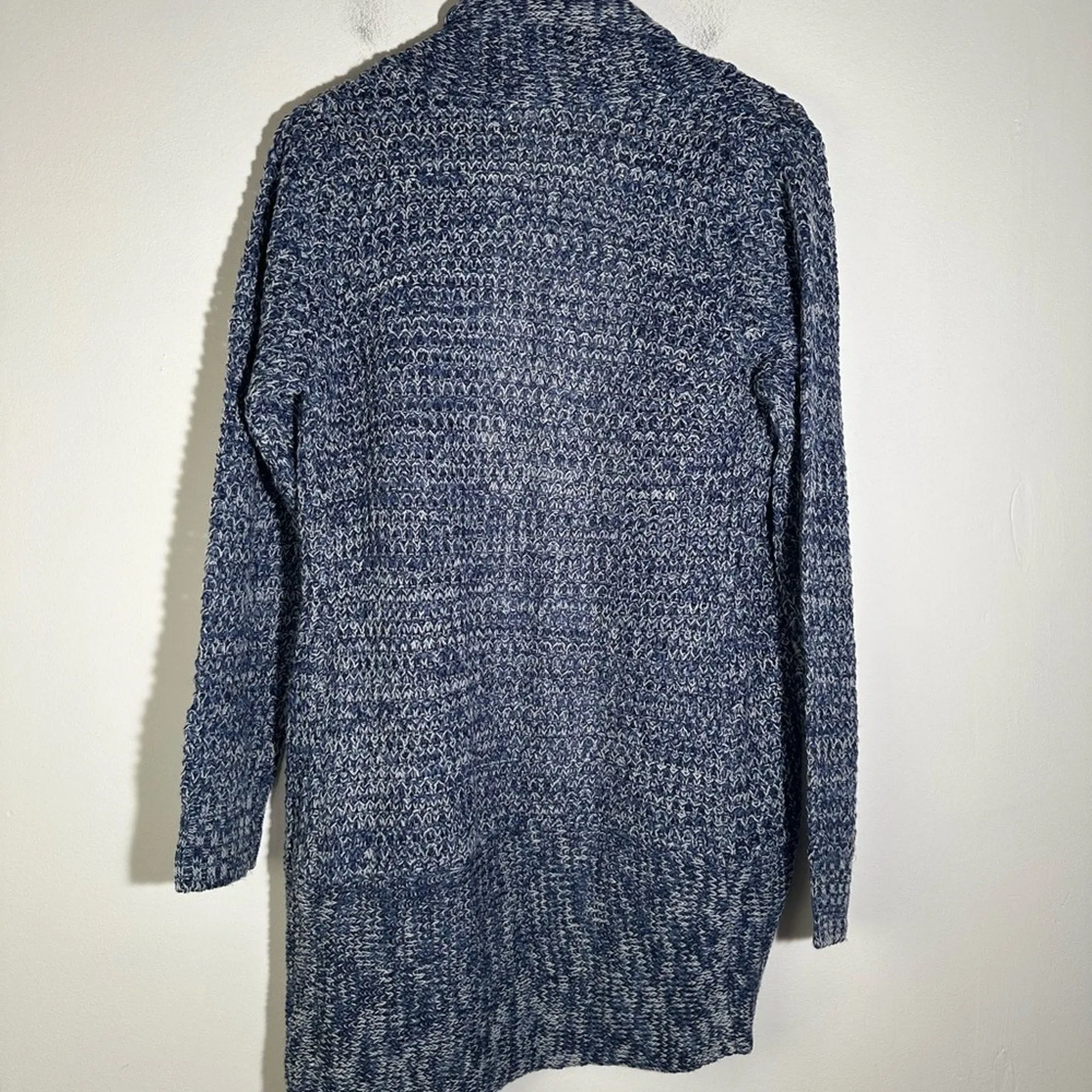 Bobbie Brooks Blue Chunky Knit Cardigan Sweater