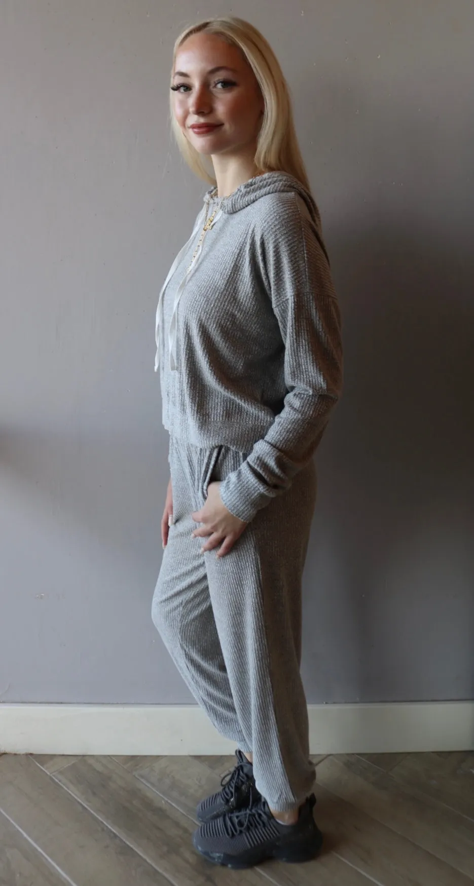 BOBI Brushed Thermal MARGO Hooded Top
