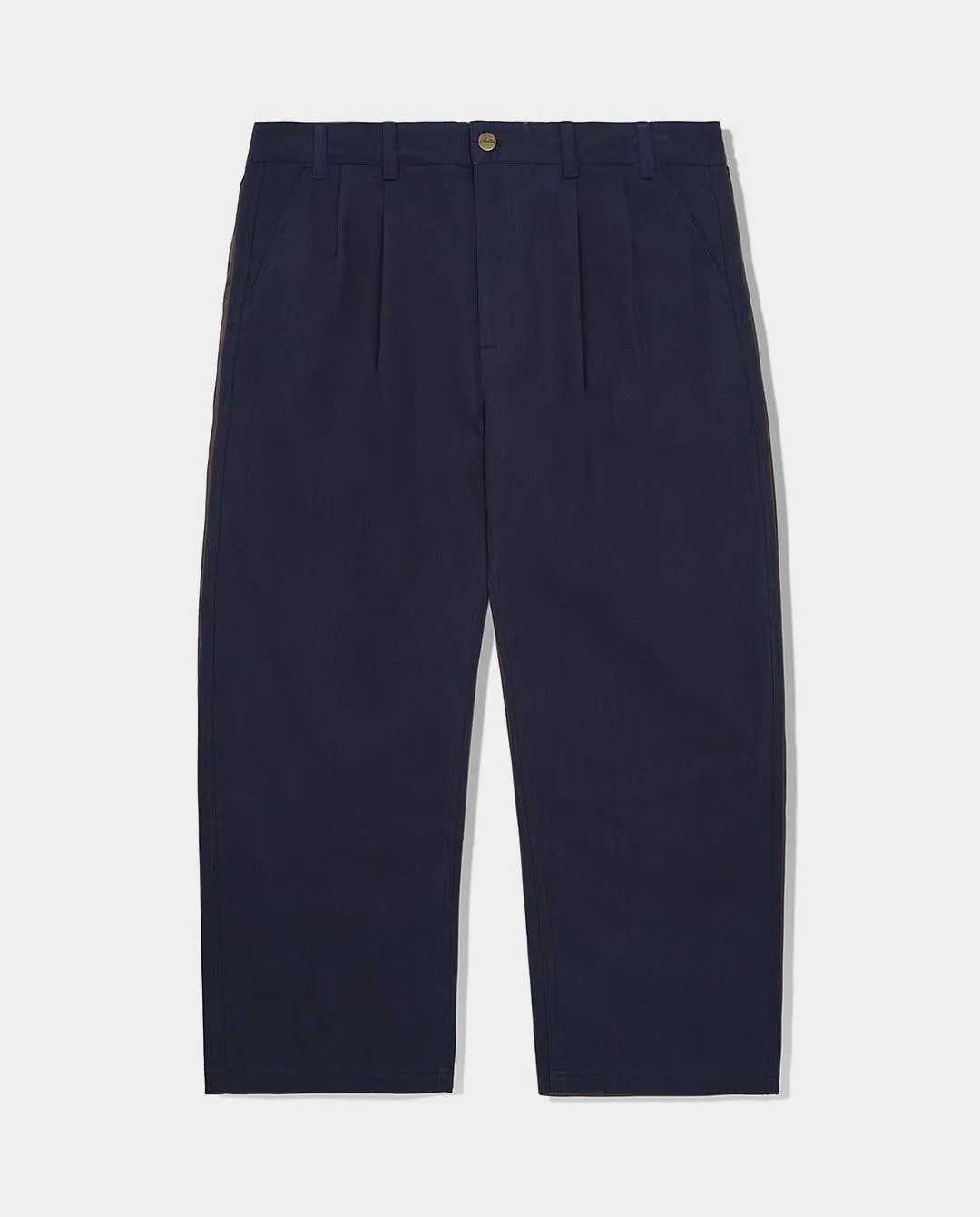 Butter Goods - Pleated Trousers - Navy