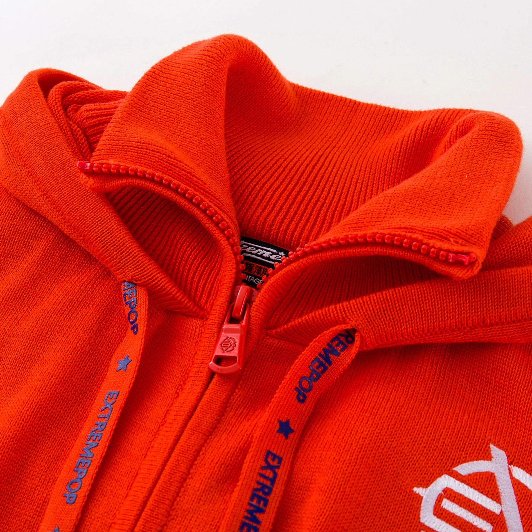 Chunky  Knit Zip-up Hoodie Sweater