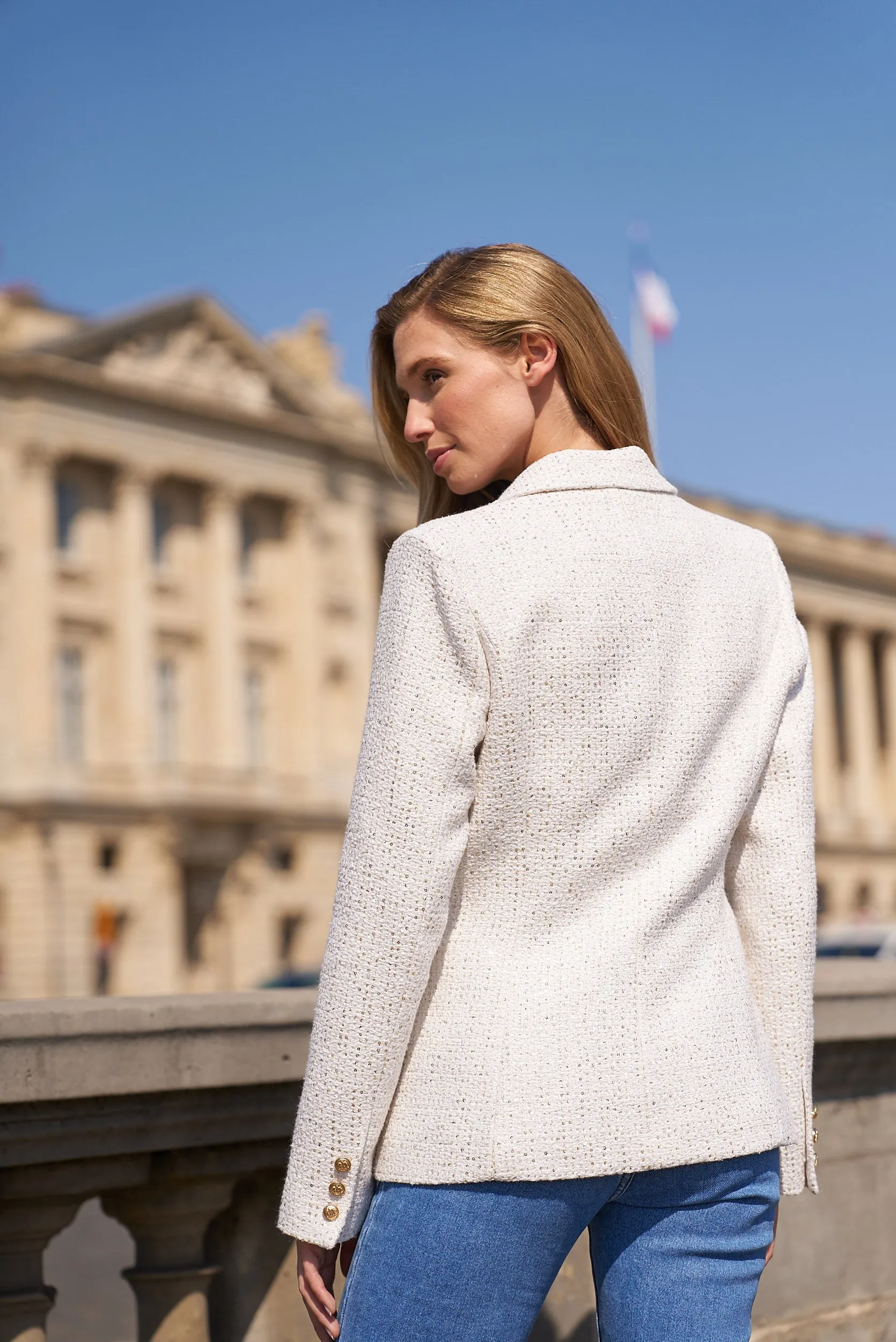 Coco Blazer Pearl