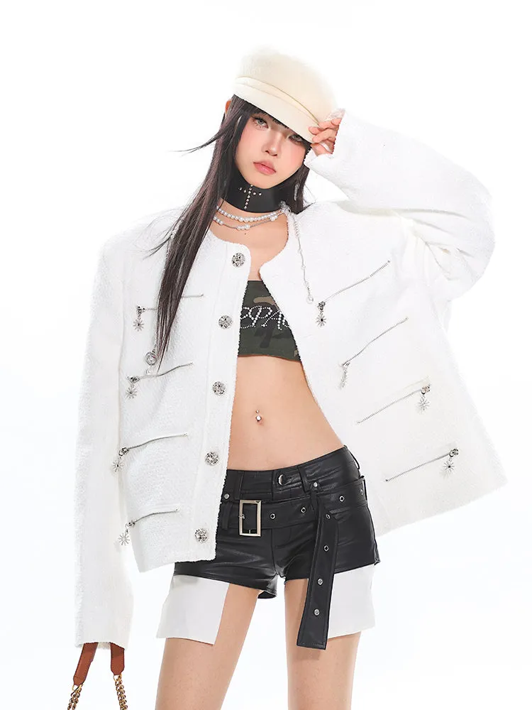 Crystal Military Jacket