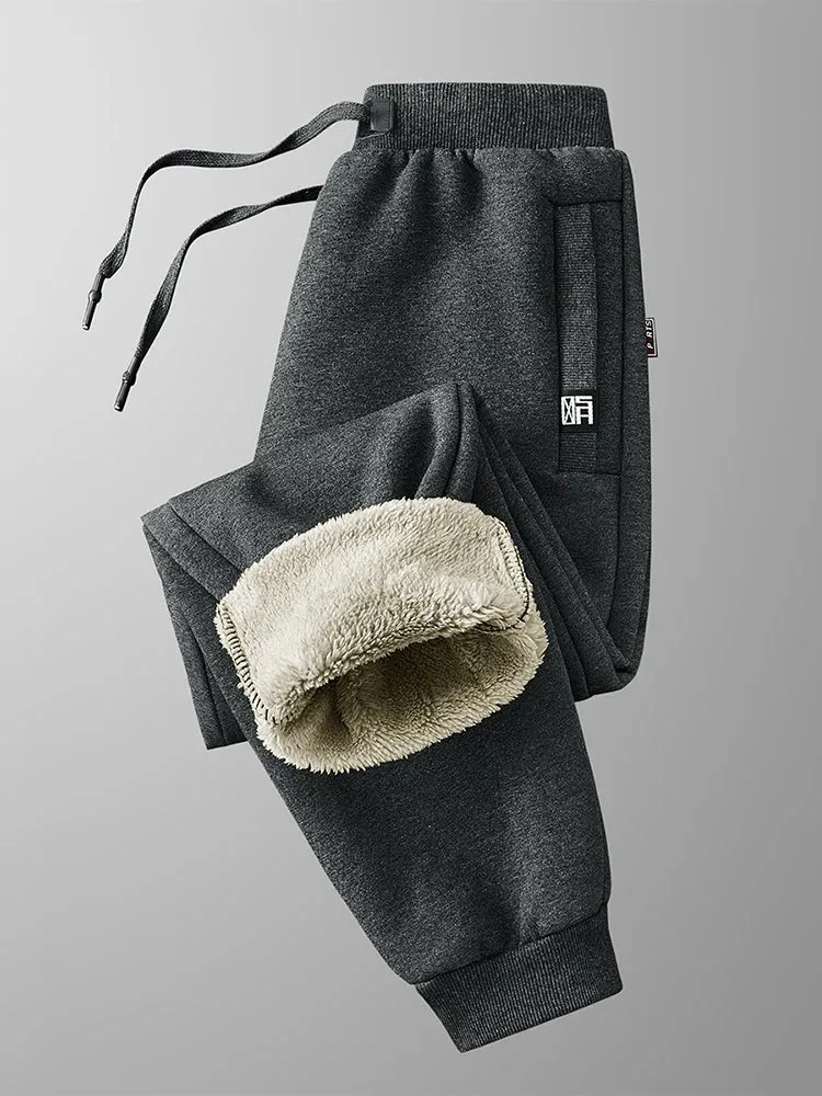 Fleece Lined Joggers | THOMAS