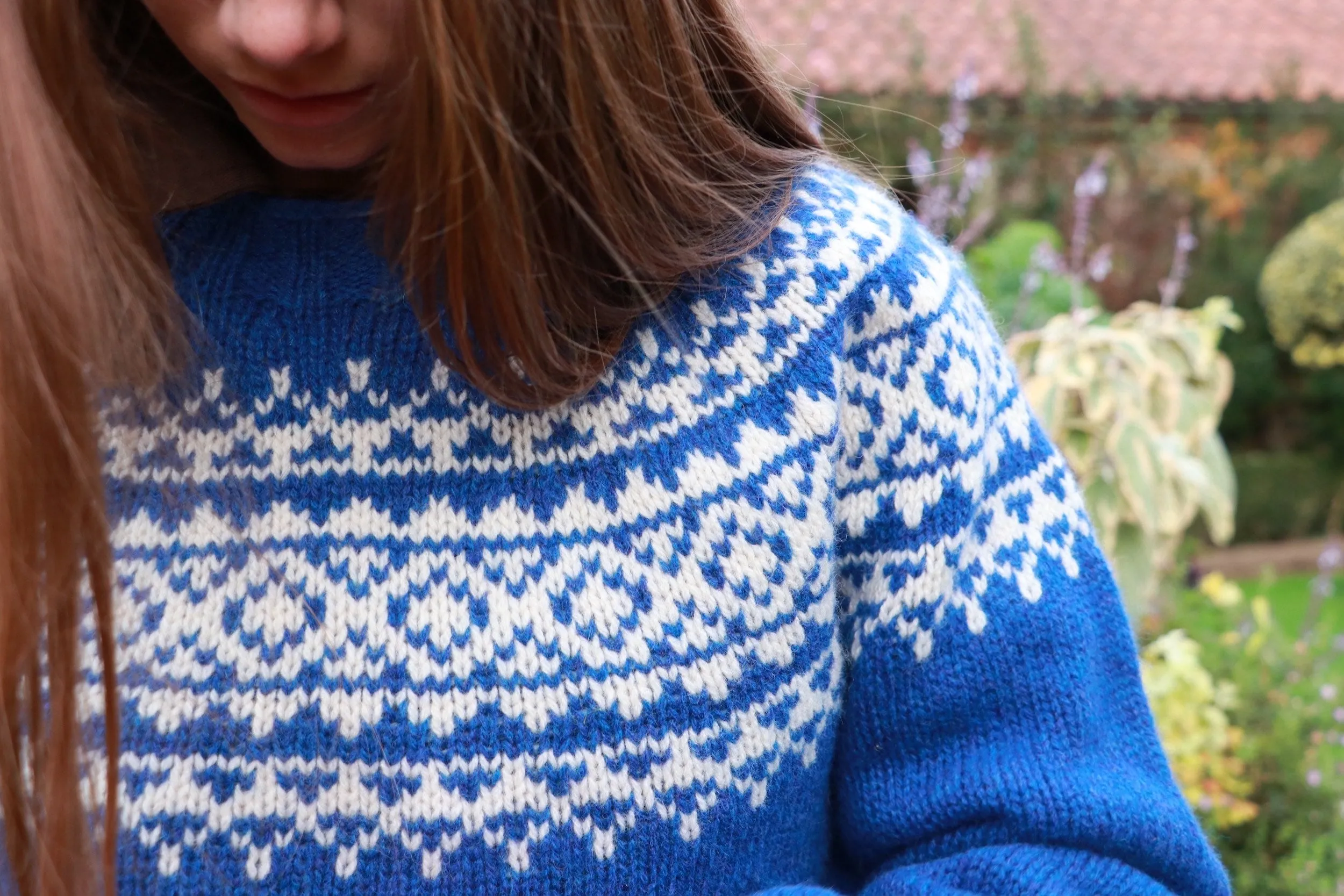 Heavy Yoke Crew Neck Sweater