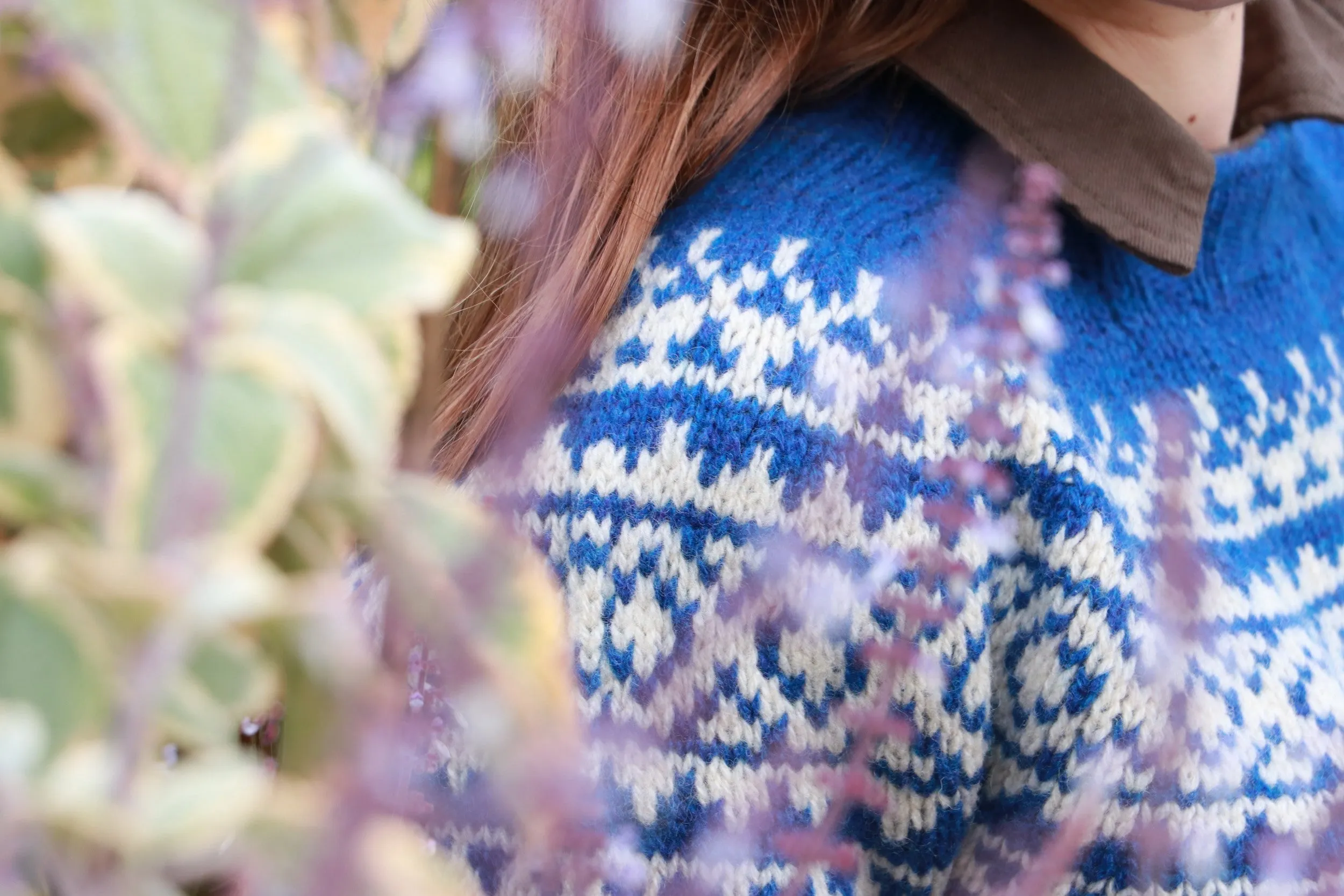 Heavy Yoke Crew Neck Sweater