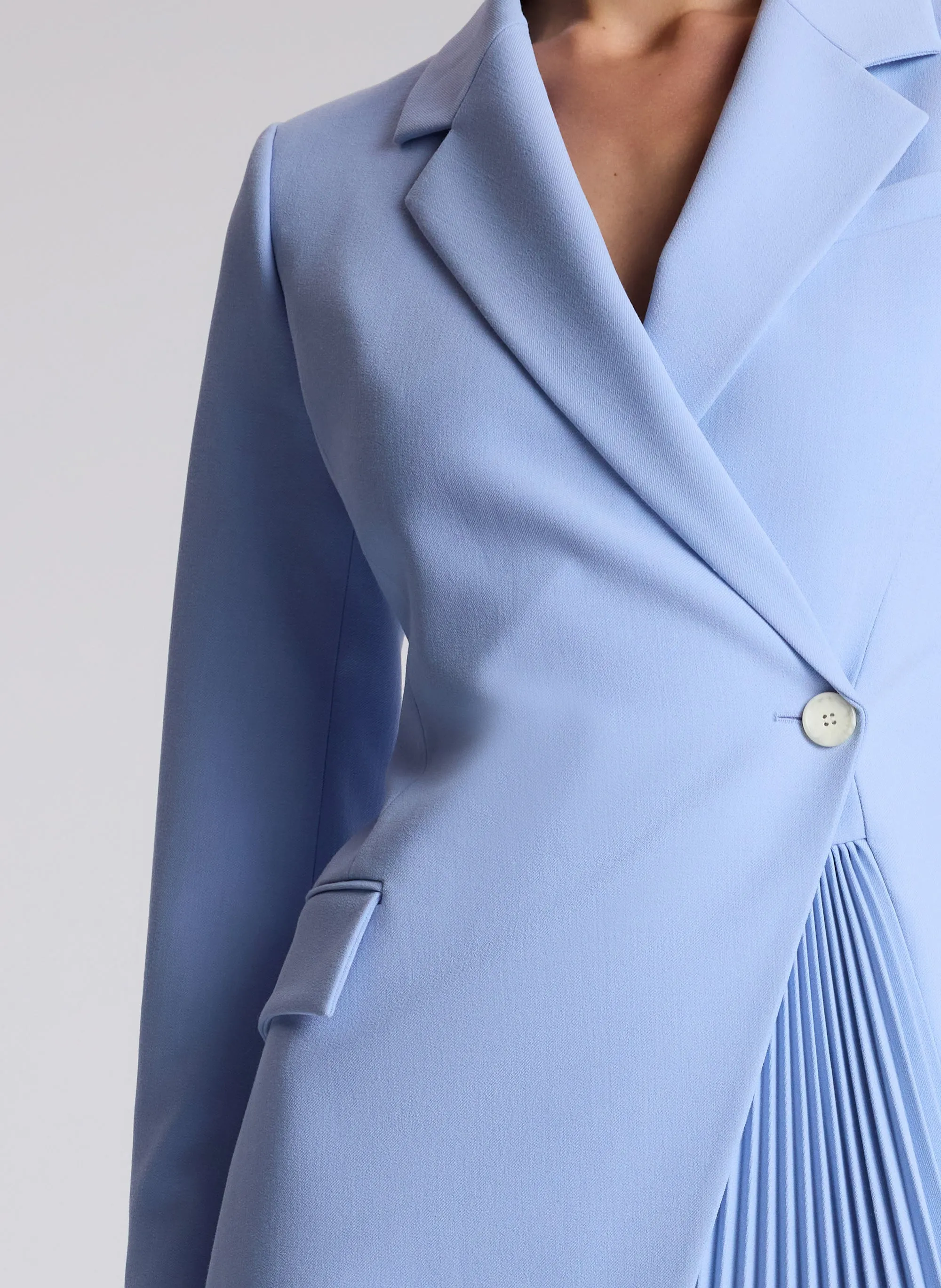 Juliet Pleated Blazer Dress