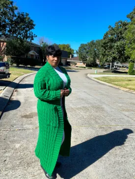 Kelly Green Cardigan