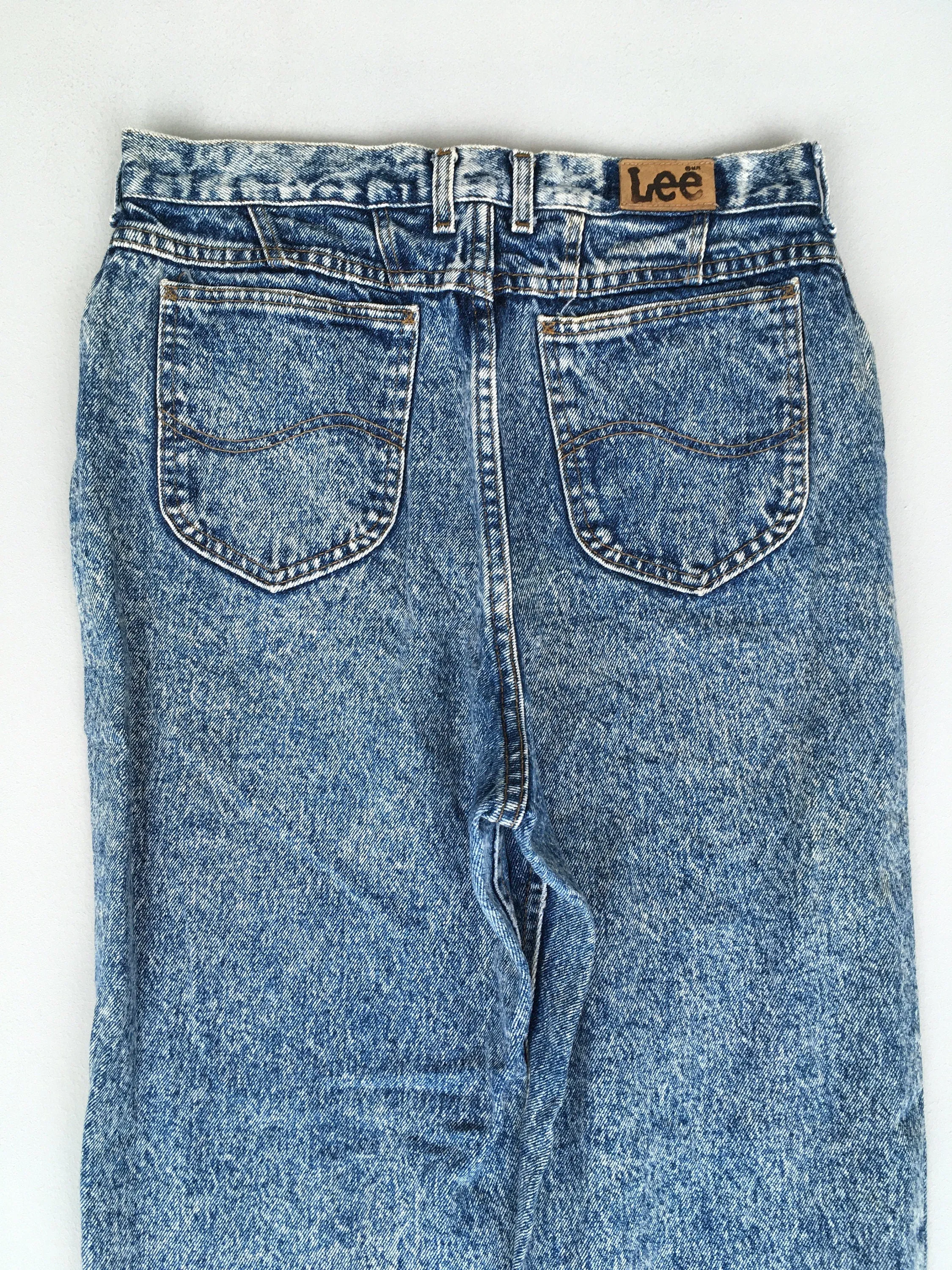 Lee Riders Acid Washed Jeans Size 30x28.5