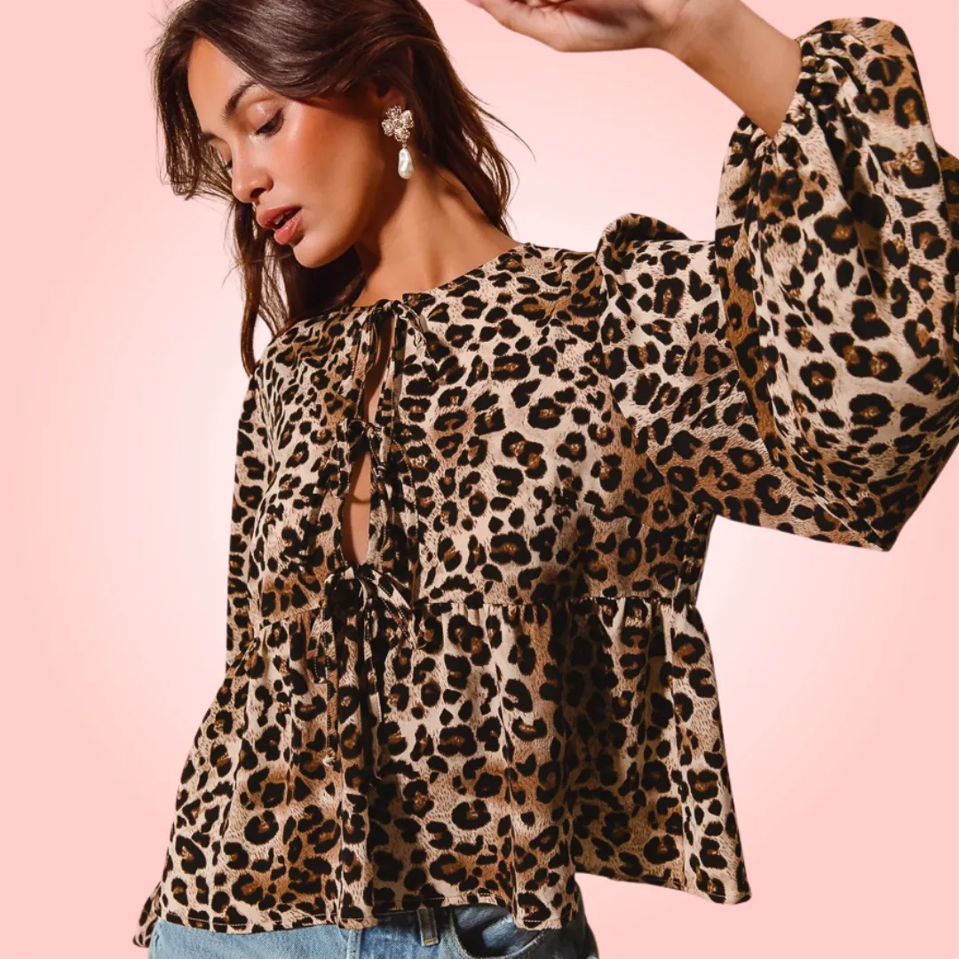 Leopard Blouse