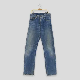 Levi's 501XX Faded Blue Stonewash Jeans Size 28x32