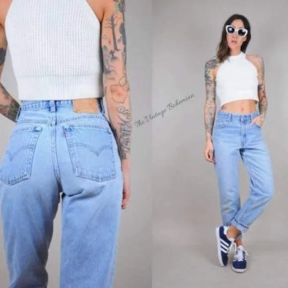 Levi's High Waist The Mom Of Mom Jeans