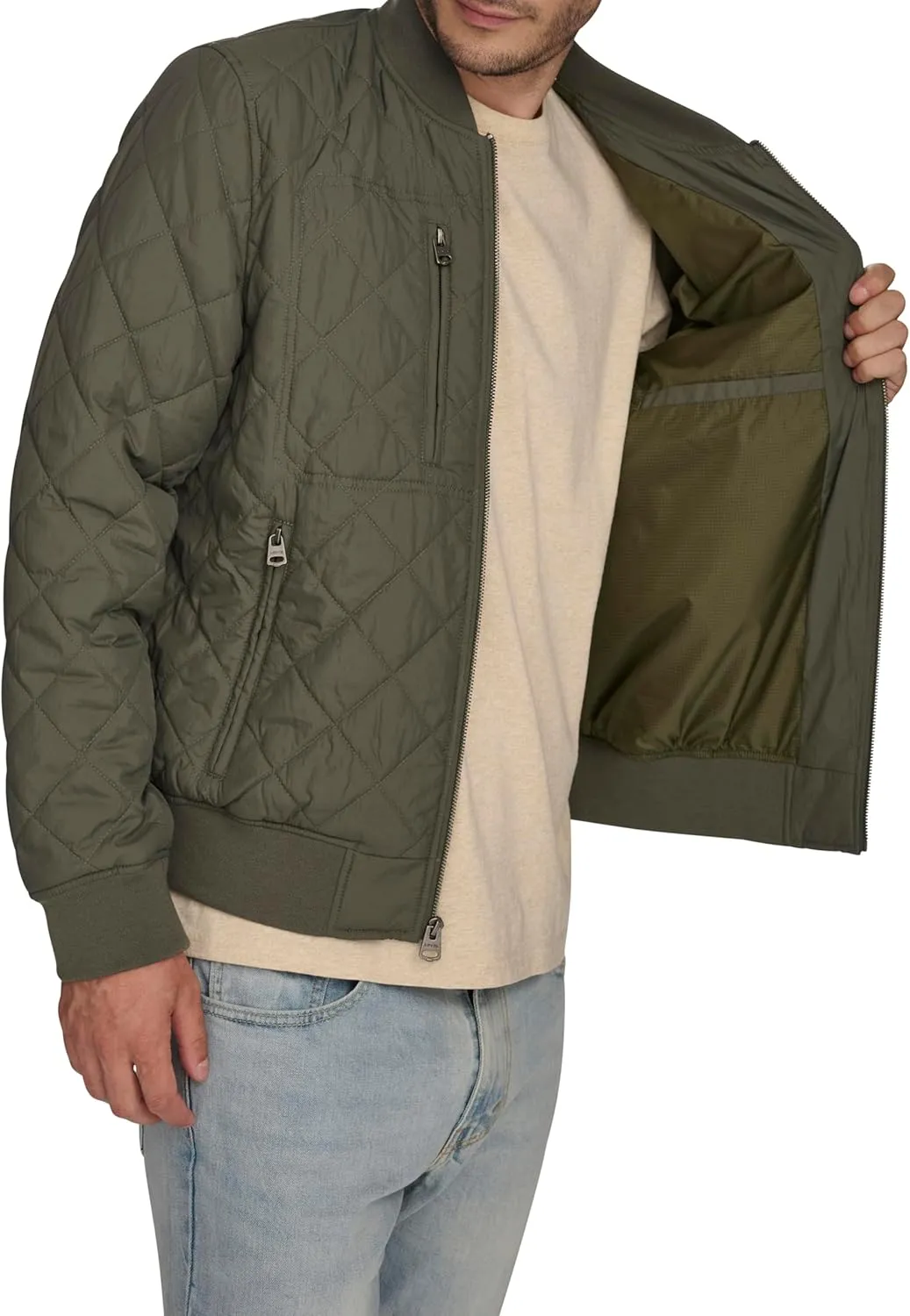 Levi's Men's Diamond Quilted Bomber Jacket