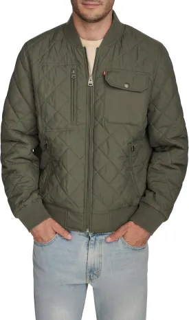 Levi's Men's Diamond Quilted Bomber Jacket