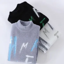 Needle Winter Fuzzy Graphic Sweater