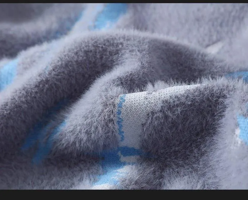 Needle Winter Fuzzy Graphic Sweater