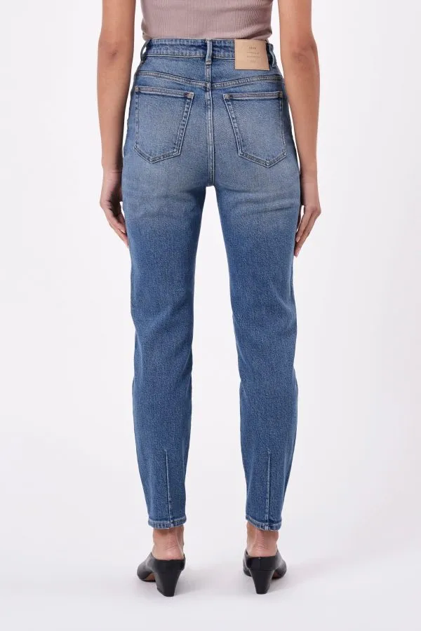 Neuw - Lola Mom Plato Jean, Dark Vintage Indigo