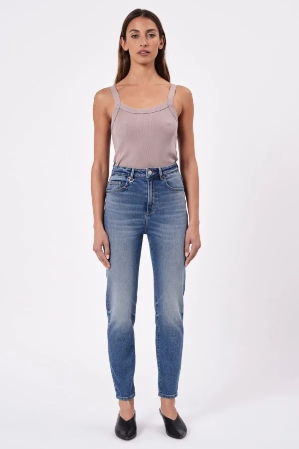 Neuw - Lola Mom Plato Jean, Dark Vintage Indigo