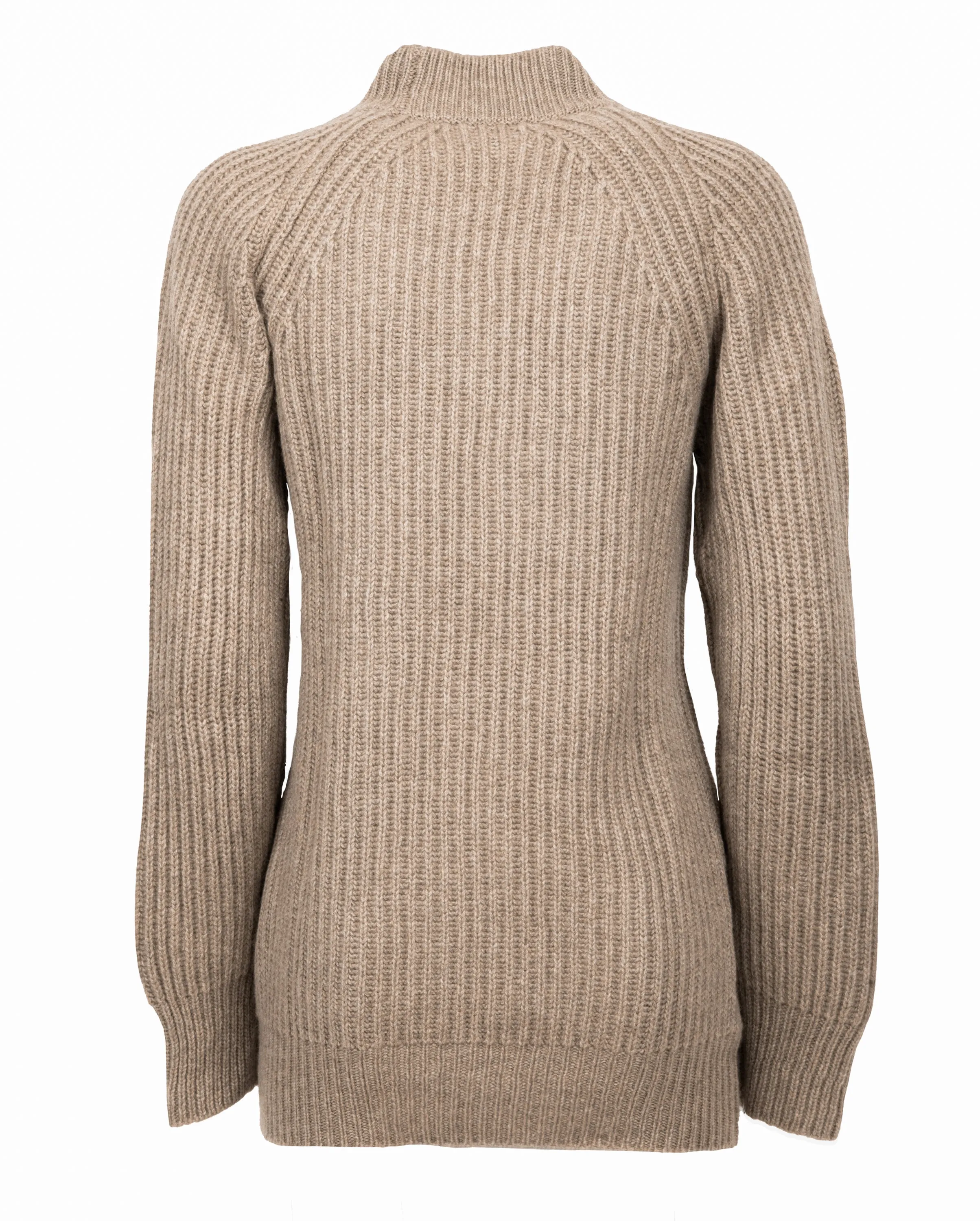 NEW FALL 24 - Women's Pure Cashmere Chunky Crew Neck Black