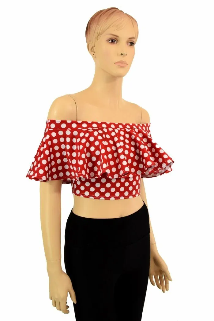 Off Shoulder Crop Top