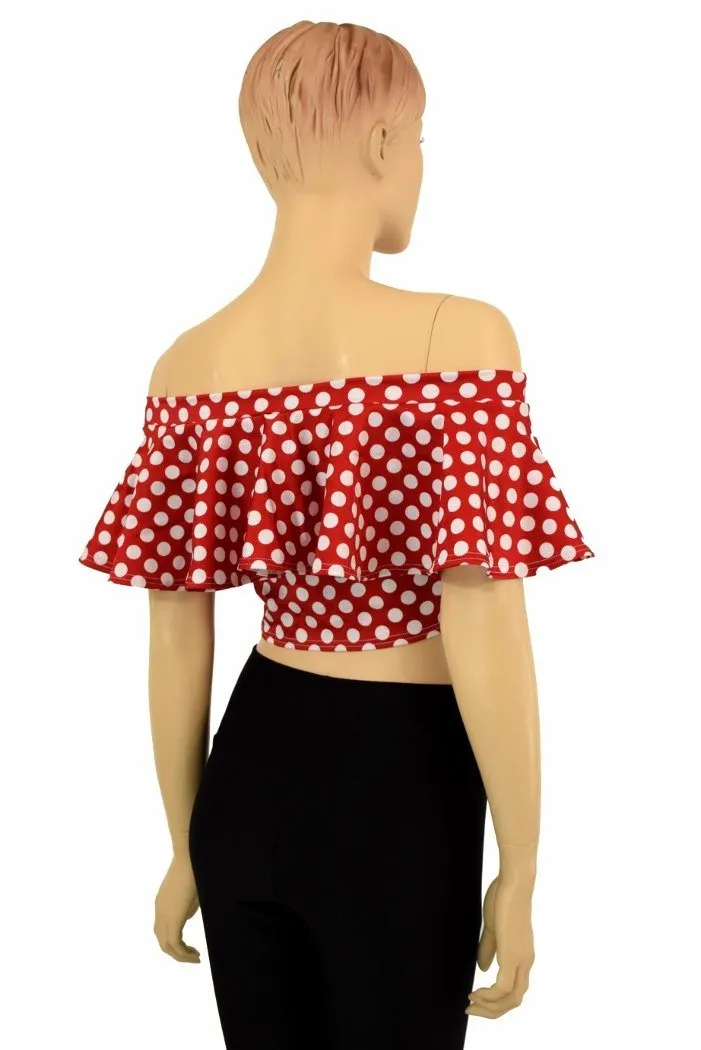 Off Shoulder Crop Top