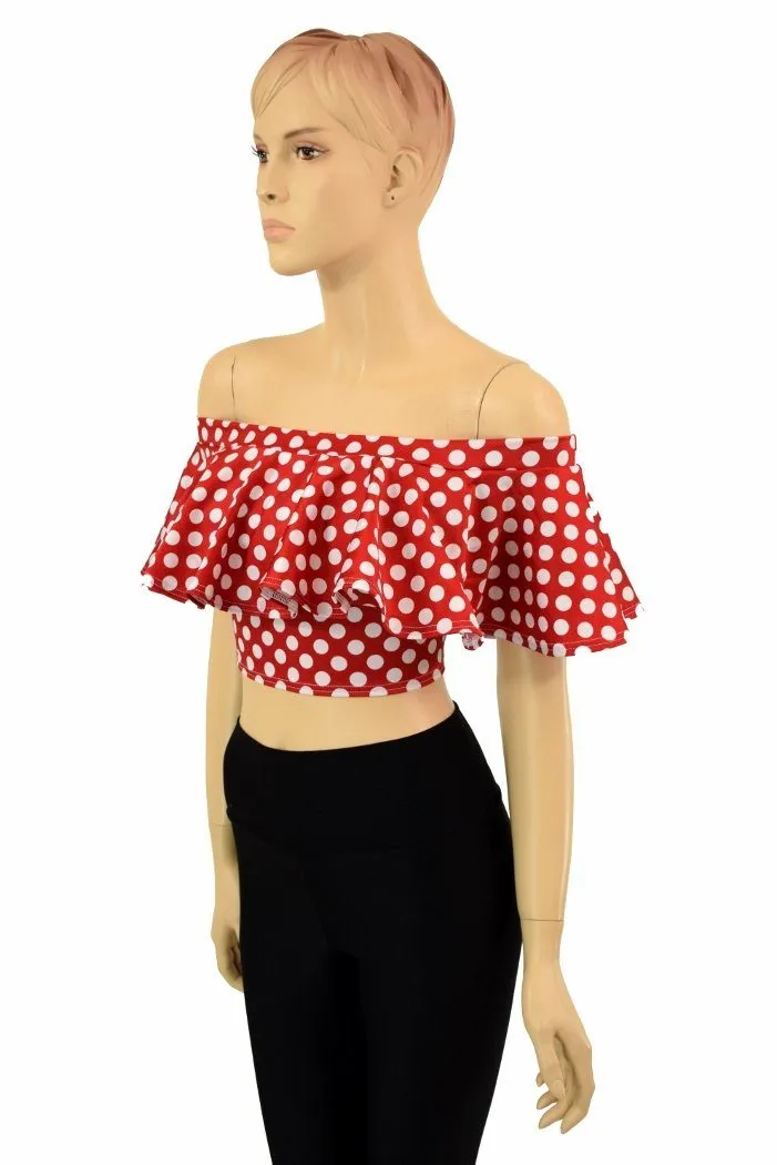 Off Shoulder Crop Top