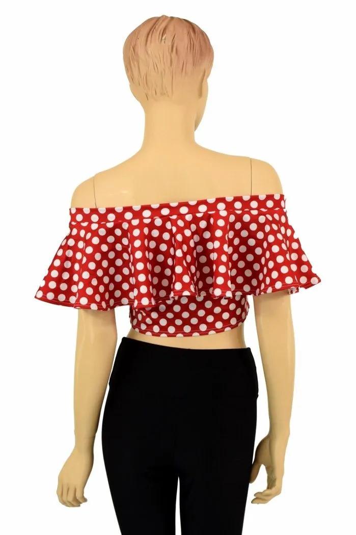 Off Shoulder Crop Top