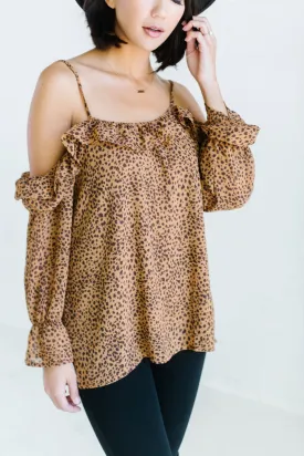 Off Shoulder Ruffle Blouse
