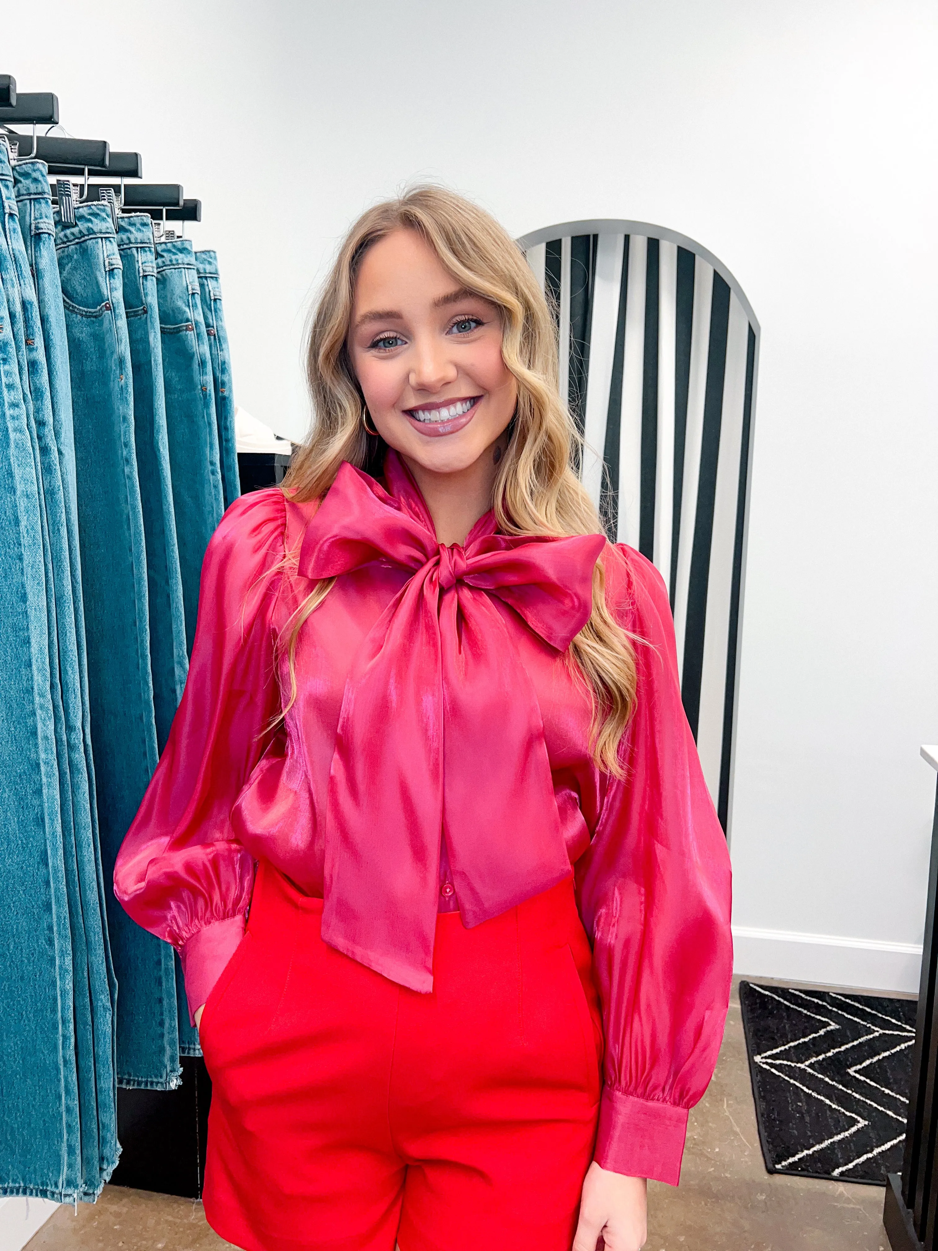 Organza Blouse Top