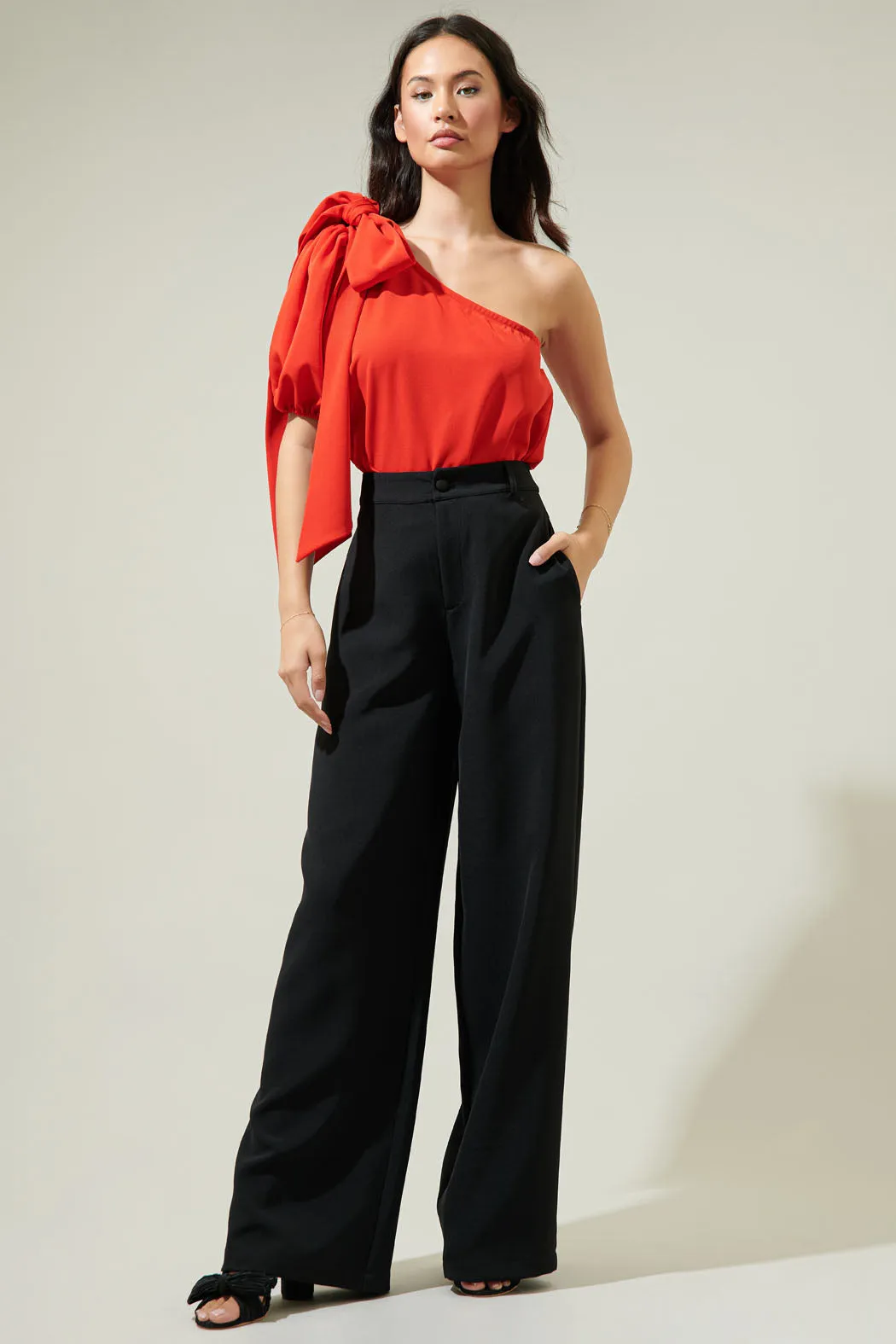 Renee One Shoulder Blouse