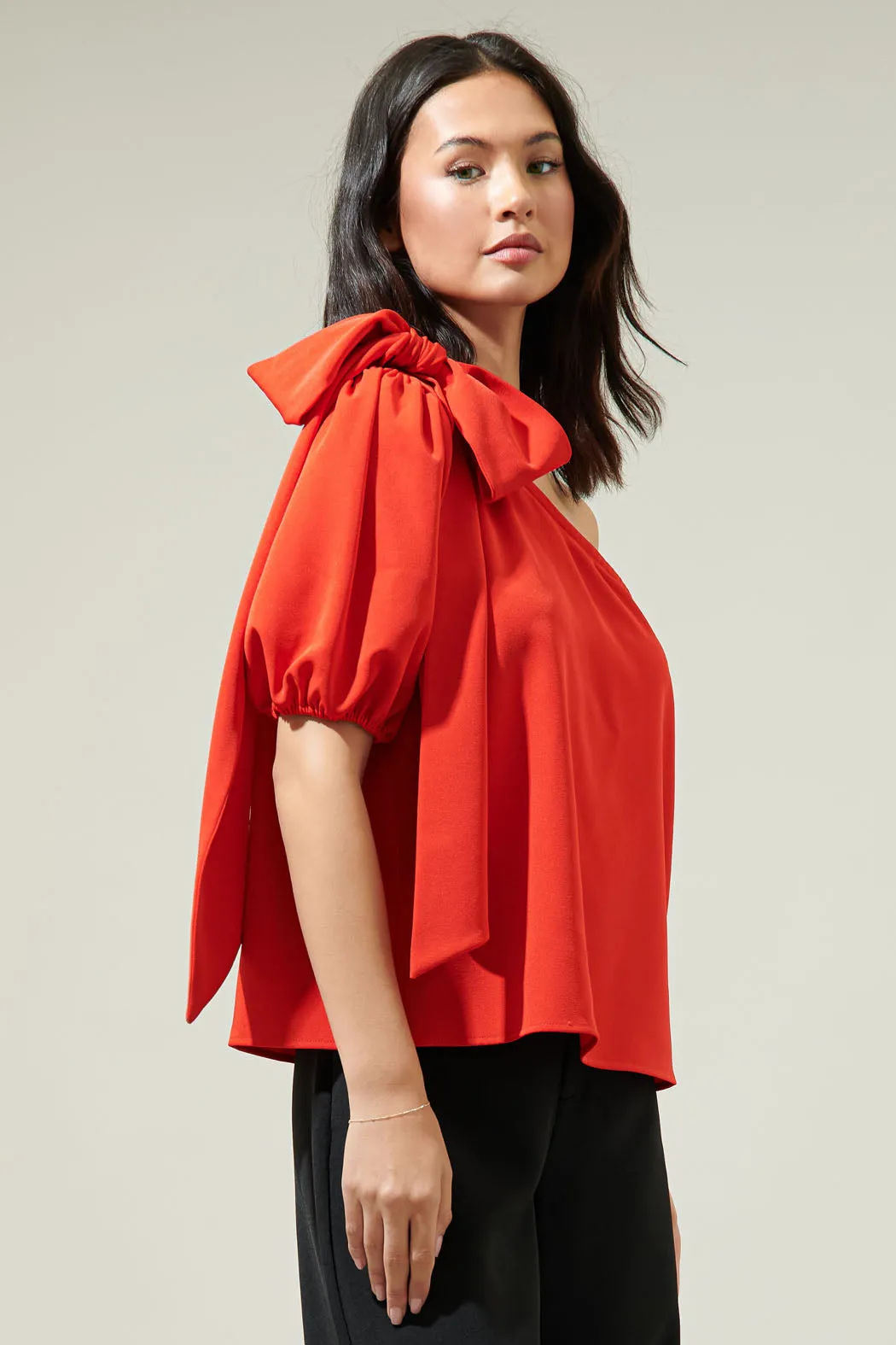 Renee One Shoulder Blouse