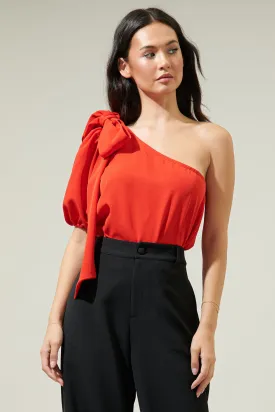 Renee One Shoulder Blouse