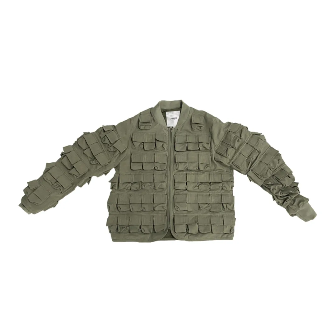 Tactical Multi-Pocket Cargo Jacket