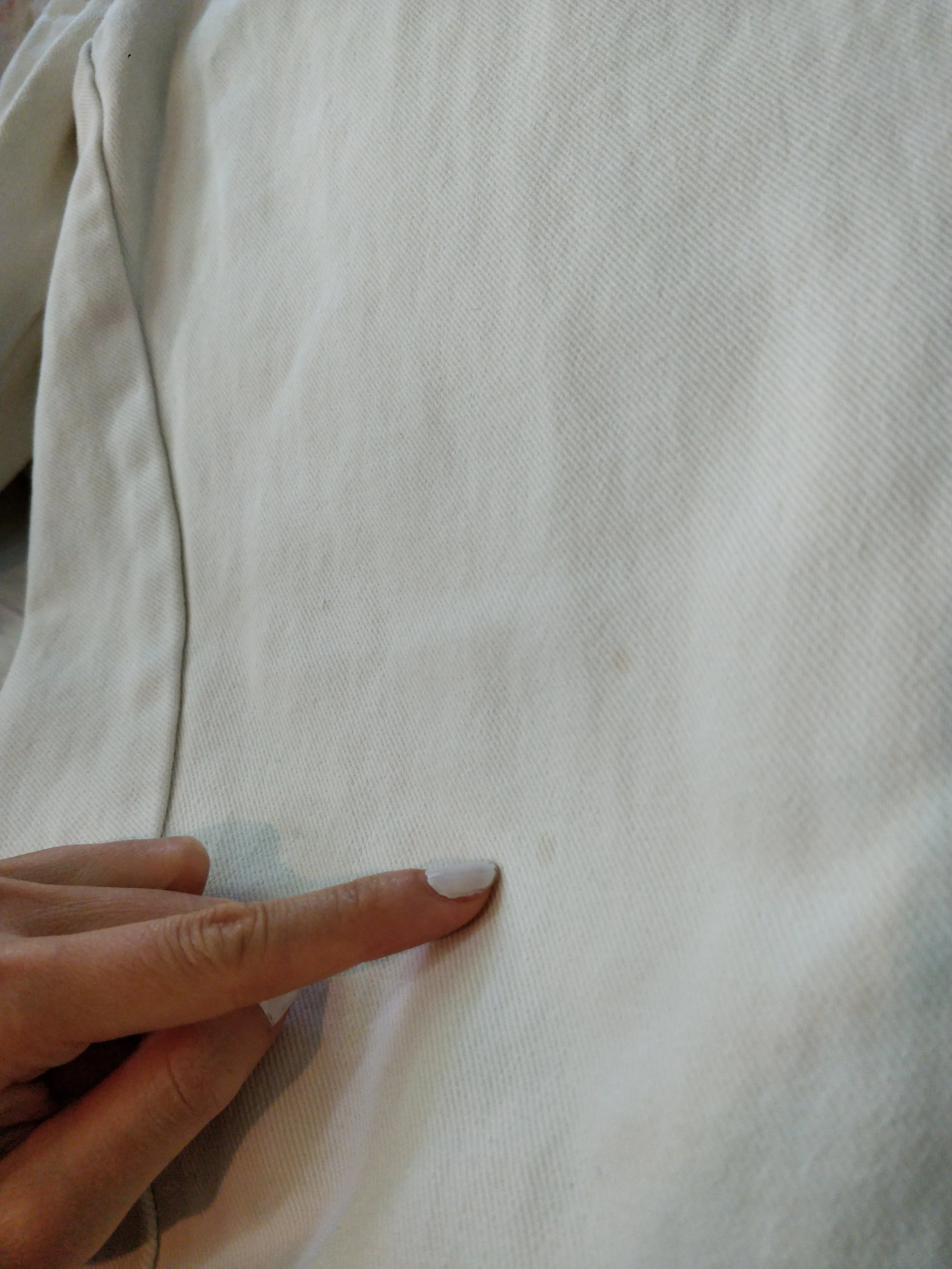 The White Jeans | Vintage white high waist denim mom jeans pants M