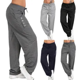 Women's Jogger Pants Elastic with 6 Pockets