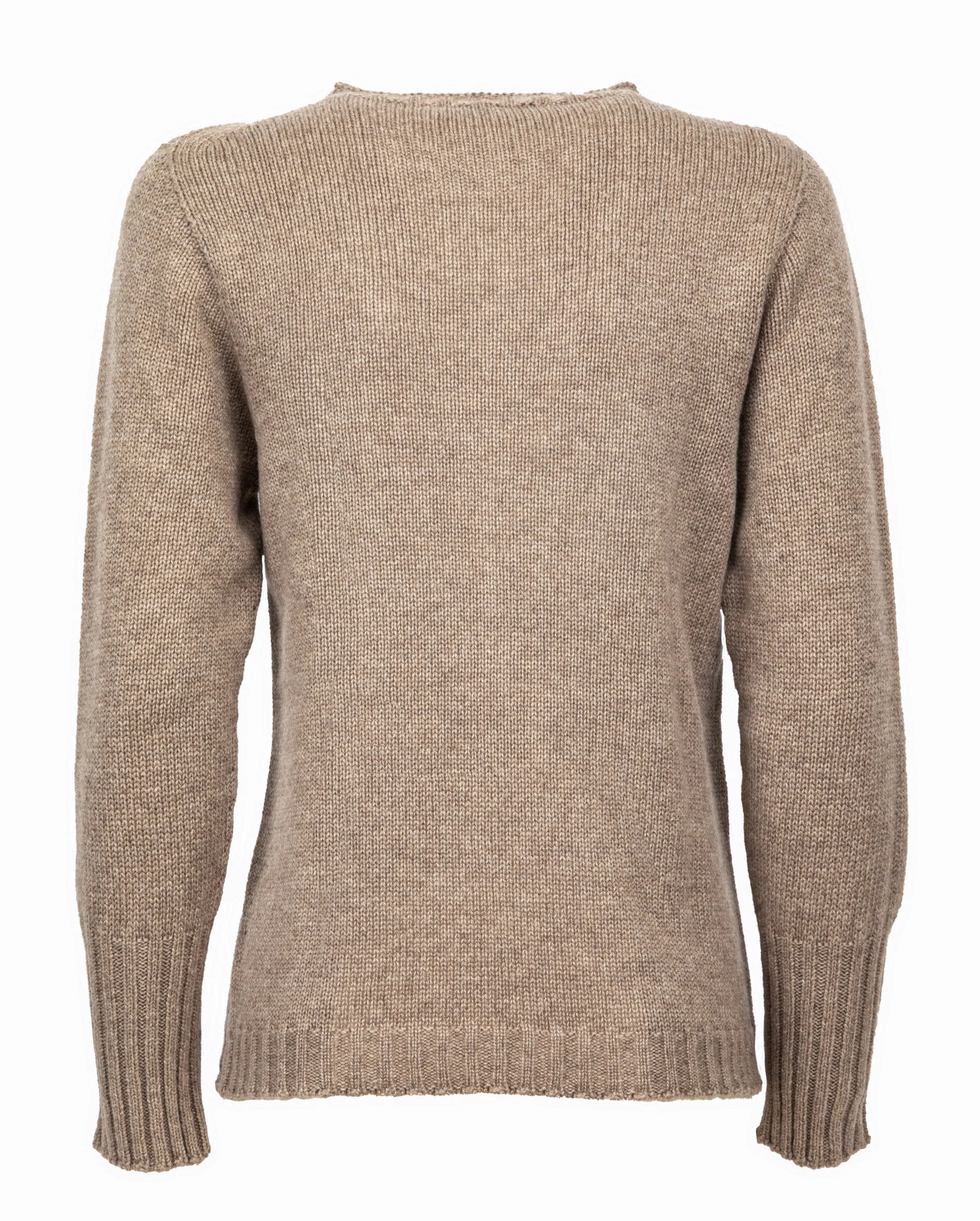 Women's Pure Cashmere Crew Neck Sweater Taupe